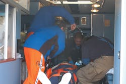 EMS transportation is a logical fit and within the scope of purpose for many fire departments, but that does not make the decision to start providing EMS transportation easy. EMS transportation is a logical fit and within the scope of purpose for many fire departments, but that does not make the decision to start providing EMS transportation easy.