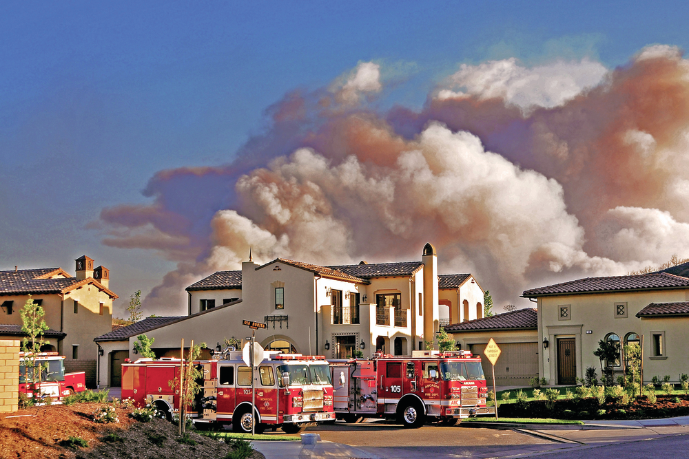 The 'Springs Fire' in Ventura County was the first major wildland fire in California. Beginning on May 2, 2013, the fire east of Camarillo burned toward Newbury Park. With humidity at 3%, multiple alarms and mutual aid strike teams were requested. It took 2,000 firefighters operating 247 engines to contain the 24,250-acre fire.