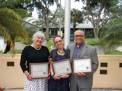 Jude, Rachel and Chesna Diaz were given the Life Saving Award, the highest award possible for a civilian from DBFR. Jude, Rachel and Chesna Diaz were given the Life Saving Award, the highest award possible for a civilian from DBFR.
