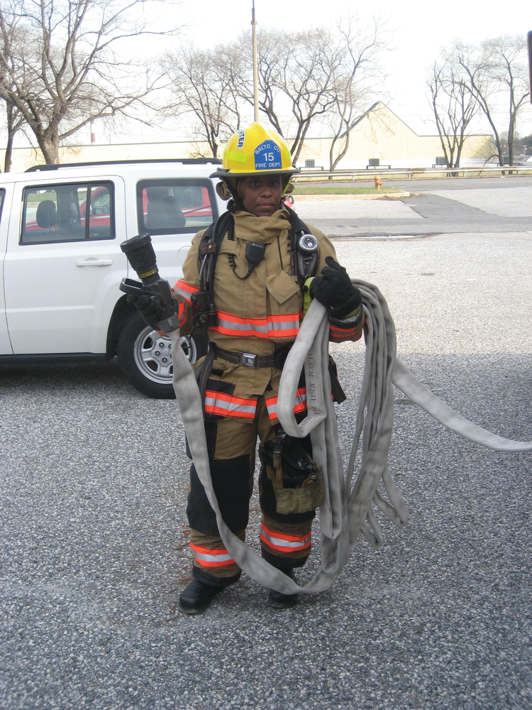 Nozzle firefighter. The job of the nozzle firefighter is dangerous and challenging. The duties will place the firefighter close proximity to the fire and involve a high level of risk. To reduce risk and be able to quickly and safely reach and extinguish the fire, the firefighter must first conduct a size-up and a stretch estimate and make an efficient stretch.