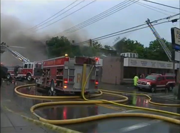 new york hotel fire tonight