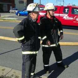 Assistant Loris Fire Chief Randy Hardee, left, died after suffering a CVA