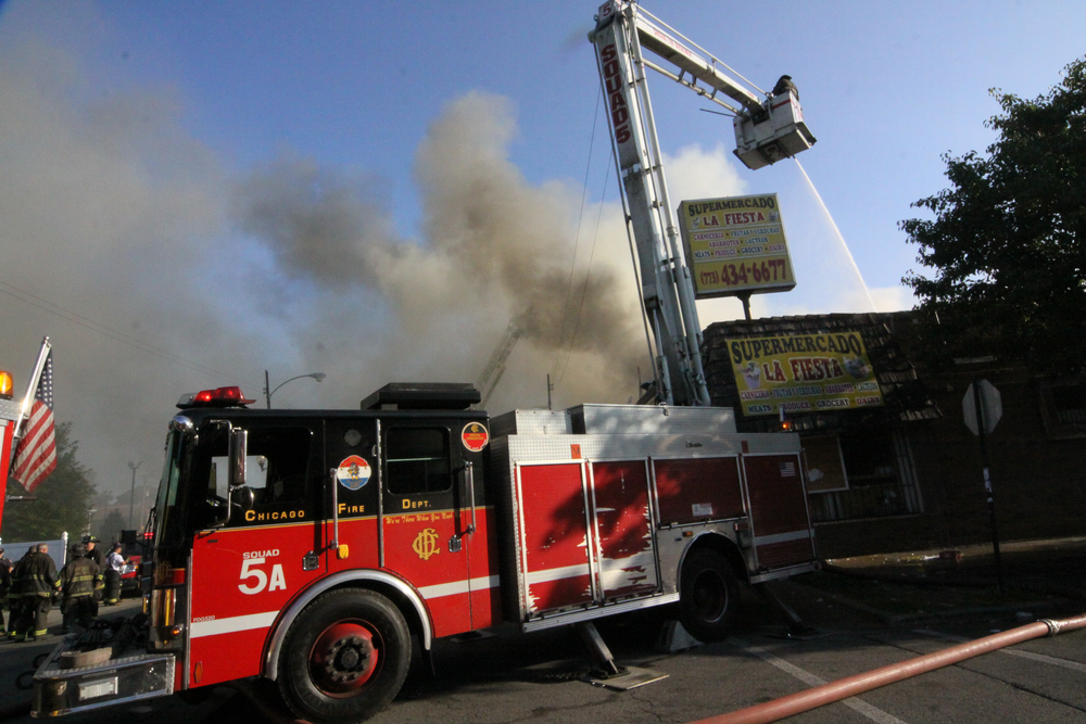 Photo Story: Blaze Hits Chicago Taxpayer | Firehouse