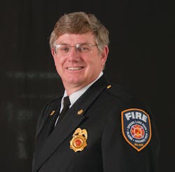NYLE ZIKMUND is chief of the Spring Lake Park, Blaine and Mounds View (SBM) Fire Department in Minnesota