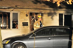 Members of the Prince George&rsquo;s County, MD, Fire/Emergency Medical Services Department (PGFD) responded to an arson fire in a single-family house at which seven firefighters were injured.