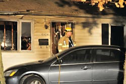 Members of the Prince George’s County, MD, Fire/Emergency Medical Services Department (PGFD) responded to an arson fire in a single-family house at which seven firefighters were injured. Members of the Prince George’s County, MD, Fire/Emergency Medical Services Department (PGFD) responded to an arson fire in a single-family house at which seven firefighters were injured.