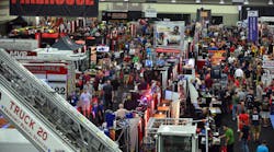 While attending trade shows, fire chiefs and firefighters can visit with manufacturers and have one-on-one time with the latest innovations. While attending trade shows, fire chiefs and firefighters can visit with manufacturers and have one-on-one time with the latest innovations.