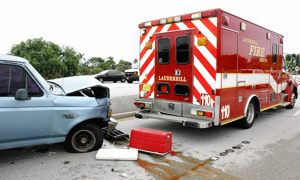 Three Lauderhill Fire-Rescue paramedics were injured Friday in a rear-end crash in Plantation at Sunrise Boulevard and Northwest 47th Avenue, officials said. Plantation Fire Rescue took the paramedics to North Shore Medical Center-FMC Campus for neck and back pain. The other driver did not complain of injuries, according to Plantation Fire Rescue Battalion Chief Joel Gordon.