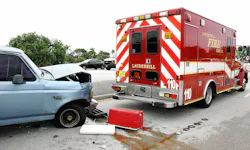 Three Lauderhill Fire-Rescue paramedics were injured Friday in a rear-end crash in Plantation at Sunrise Boulevard and Northwest 47th Avenue, officials said. Plantation Fire Rescue took the paramedics to North Shore Medical Center-FMC Campus for neck and back pain. The other driver did not complain of injuries, according to Plantation Fire Rescue Battalion Chief Joel Gordon. Three Lauderhill Fire-Rescue paramedics were injured Friday in a rear-end crash in Plantation at Sunrise Boulevard and Northwest 47th Avenue, officials said. Plantation Fire Rescue took the paramedics to North Shore Medical Center-FMC Campus for neck and back pain. The other driver did not complain of injuries, according to Plantation Fire Rescue Battalion Chief Joel Gordon.