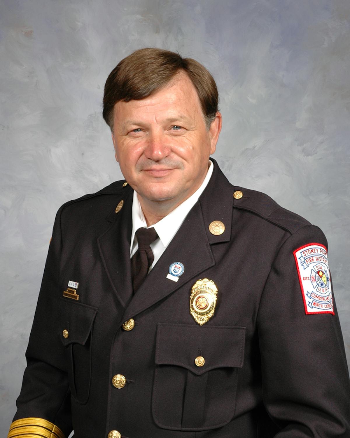 2013 Volunteer Fire Chief of the Year recipient Freddy L. Johnson, Sr. of the Stoney Point Volunteer Fire Dept. in Fayetteville, N.C.