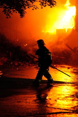 The work firefighter do is considered a 'noble' deed. The work firefighter do is considered a 'noble' deed.
