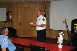 In addition to fireground training, firefighters should be able to provide basic education on fire and life safety when talking with the public. In addition to fireground training, firefighters should be able to provide basic education on fire and life safety when talking with the public.