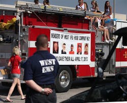 The annual Westfest parade Saturday combined polkas, kolaches, pivos and tears. The annual Westfest parade Saturday combined polkas, kolaches, pivos and tears.