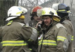 Custer Fire Chief John Allison leading crews at an incident. Custer Fire Chief John Allison leading crews at an incident.