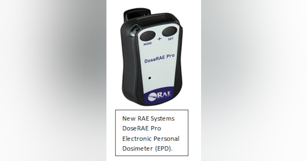 RAE Systems Introduces New Radiation Detection Units | Firehouse