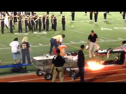 Band Plays on During Fire on Sideline | Firehouse