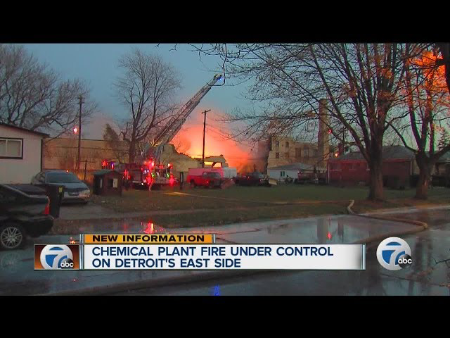 Fire Hits Detroit Chemical Plant | Firehouse