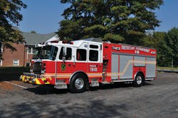 THE EAST GREENWICH TOWNSHIP, NJ, FIRE &amp; RESCUE DEPARTMENT has taken delivery of an E-ONE eMAX rescue engine.