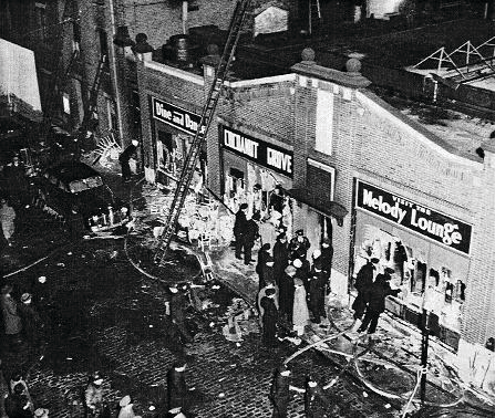 Firehouse Weekly Drill 142 - Public Assembly. Here is a photo from the infamous Cocoanut Grove fire of 1942.