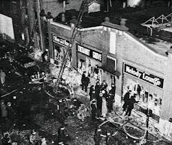 Firehouse Weekly Drill 142 - Public Assembly. Here is a photo from the infamous Cocoanut Grove fire of 1942.