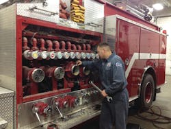 Matt Neimy, assistant operations manager, Emergency Apparatus Maintenance, Lino Lakes, Minn.