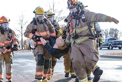 Juniors learned how to safely extricate a victim and move them to safety. Juniors learned how to safely extricate a victim and move them to safety.