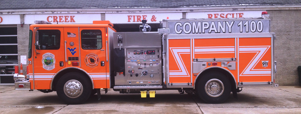 Showcase Buffalo Creek W.Va. Gets New Pumper Firehouse