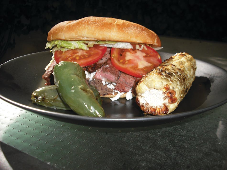 This month&apos;s featured dish: Carne asada tortas (Mexican steak sandwiches).