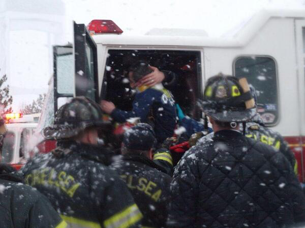 The driver of the engine is removed from the cab.