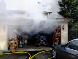 Portland Garage Fire 1