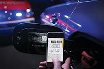 A responder with a smartphone that has a QR code reader app installed can scan either Mercedes-Benz QR code sticker and download the vehicle&rsquo;s Rescue Card.