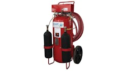 ACAF Systems&apos; Compressed Air Foam Wheeled and Skid Mounted Extinguishers are available in 20- to 500-gallon configurations.