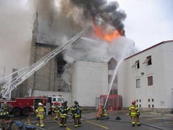 The scene on March 13, 2004 where two firefighters were called in Pittsburgh. The scene on March 13, 2004 where two firefighters were called in Pittsburgh.