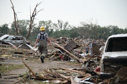Twenty-three people died, hundreds more were injured and thousands of homes were destroyed when a tornado with peak winds of 210 mph struck Moore, OK, and other areas around Oklahoma City on May 20, 2013.