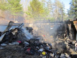 Three people were killed in this house fire. Three people were killed in this house fire.