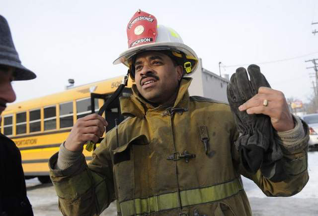 Detroit's interim fire commissioner, Jonathan Jackson.