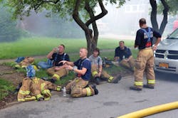 Firefighting is arduous and requires high levels of health and physical fitness. The National Fire Protection Association (NFPA) recommends that fire departments phase in mandatory wellness/fitness programs, conduct physical performance evaluations to ensure firefighters are physically capable of performing the essential tasks of structural firefighting and 'ensure that firefighters are cleared for duty by a physician knowledgeable about the physical demands of firefighting, the personal protective equipment used by firefighters and the various components of NFPA 1582.' Firefighting is arduous and requires high levels of health and physical fitness. The National Fire Protection Association (NFPA) recommends that fire departments phase in mandatory wellness/fitness programs, conduct physical performance evaluations to ensure firefighters are physically capable of performing the essential tasks of structural firefighting and 'ensure that firefighters are cleared for duty by a physician knowledgeable about the physical demands of firefighting, the personal protective equipment used by firefighters and the various components of NFPA 1582.'