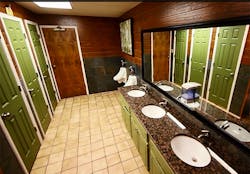 Henry County (Georgia) Fire Department's bathroom after the Charmin make over. Henry County (Georgia) Fire Department's bathroom after the Charmin make over.