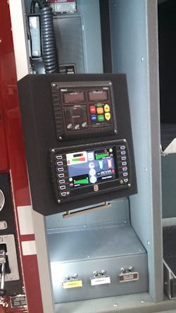 The OMNI pump system on the CORE rescue pumper is a multi-positional panel that can be placed virtually anywhere on the truck. The OMNI pump system on the CORE rescue pumper is a multi-positional panel that can be placed virtually anywhere on the truck.