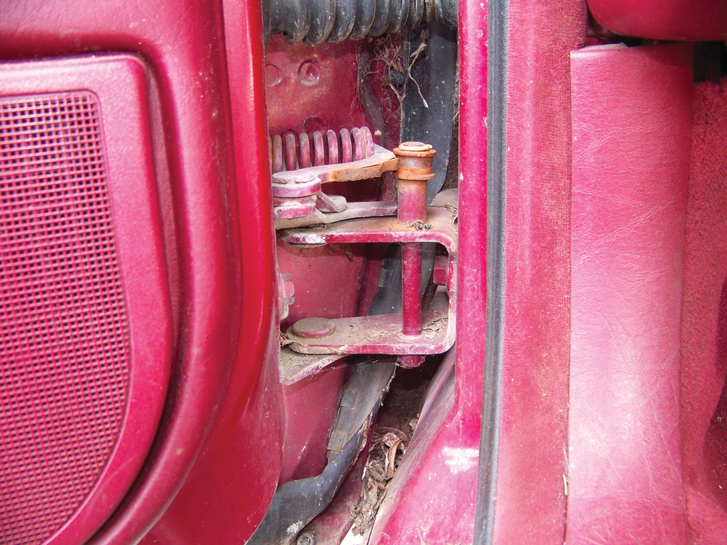 A very common door-hinge design is typically referred to as the 'C-shaped' hinge design. It consists of two horseshoe-shaped hinge elements that face each other with some means of joining them together with a pin-type attachment. These hinges can be of a relatively large size both in opening of the hinge as well as thickness of the hinge elements themselves. Cutters, spreaders, sawing or chisel tools can be used to remove this door at the hinges. If a light-duty power cutter is used to sever this style of hinge, consider cutting the upper section or 'leaf' of the hinge first and then cutting through the bottom leaf by itself as a second cut. Attempting to cut through the entire hinge assembly will crush each leaf of the hinge together and may stall out a small or less powerful hydraulic cutter tool.