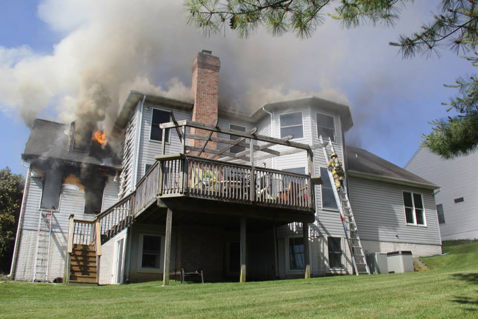 Photo Story: Md. Crews Extinguish House Fire | Firehouse