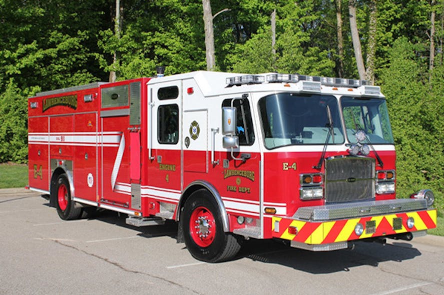 Apparatus Showcase Lawrenceburg, Ind., Rolls With E4 Firehouse