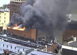 This shot was taken from a weather camera from WSAZ. This shot was taken from a weather camera from WSAZ.