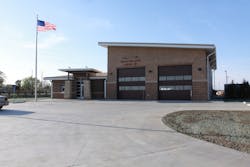 The front of the station. The front of the station.