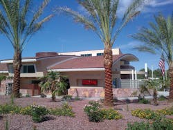 Las Vegas, NV, Fire & Rescue Station 107, which was constructed in the Sun City Summerlin senior citizen community, is Leadership & Energy Efficiency Design (LEED) Silver certified. Las Vegas, NV, Fire & Rescue Station 107, which was constructed in the Sun City Summerlin senior citizen community, is Leadership & Energy Efficiency Design (LEED) Silver certified.