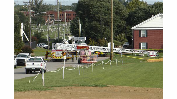 This was the aerial after the incident.