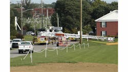 This was the aerial after the incident. This was the aerial after the incident.