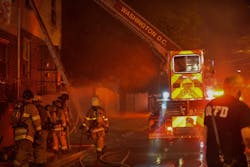 Inspections have forced D.C. to remove close to half of it's ladder fleet. Inspections have forced D.C. to remove close to half of it's ladder fleet.