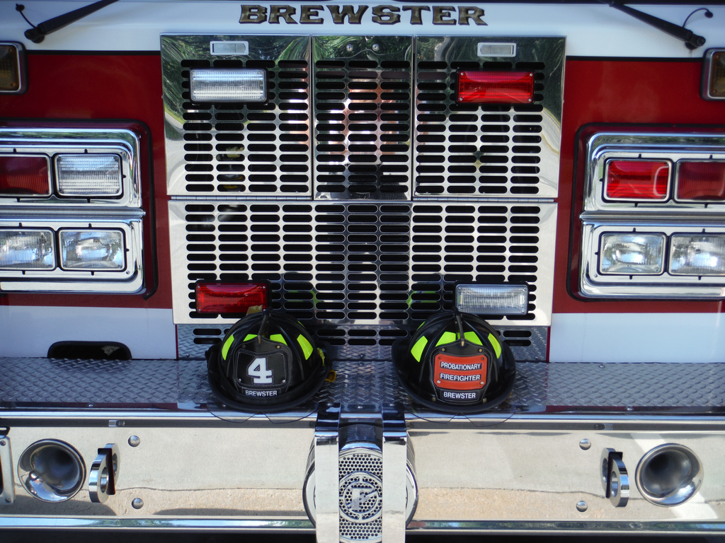 Chief Robert Moran became the keeper of tradition when he swapped a firefighter's probationary shield with a company assignment shield.