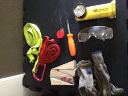 A selection of personal hand tools carried by the hosts. A selection of personal hand tools carried by the hosts.